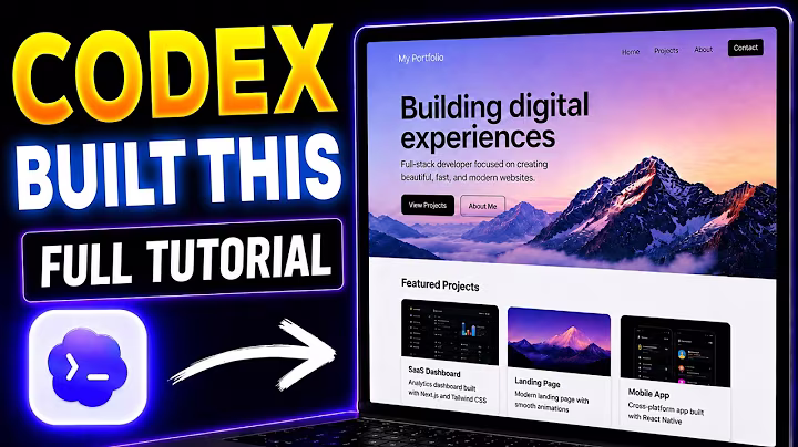How to Build Websites with Codex (Full Guide)