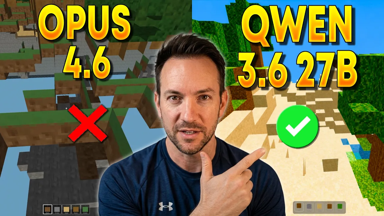 This FREE Local Model Just Beat Claude Opus - Qwen 3.6 27B