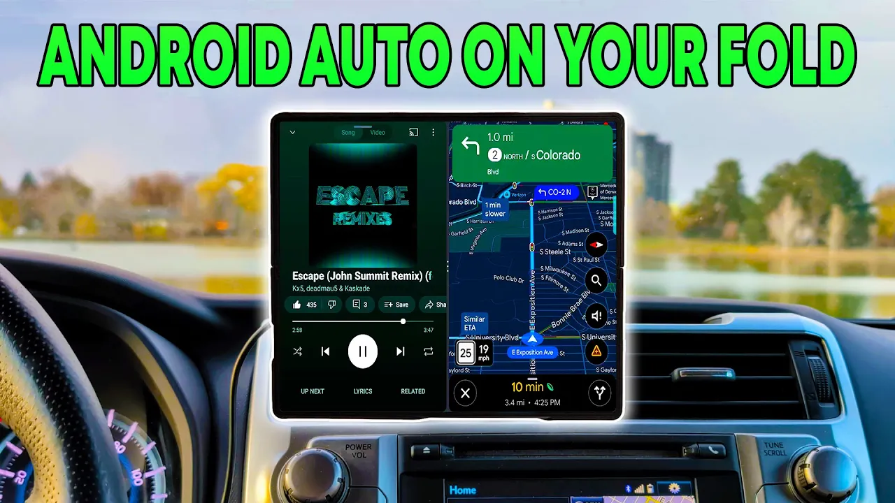 Samsung Fold Hack: Create an Android Auto-Like Dashboard with Routines